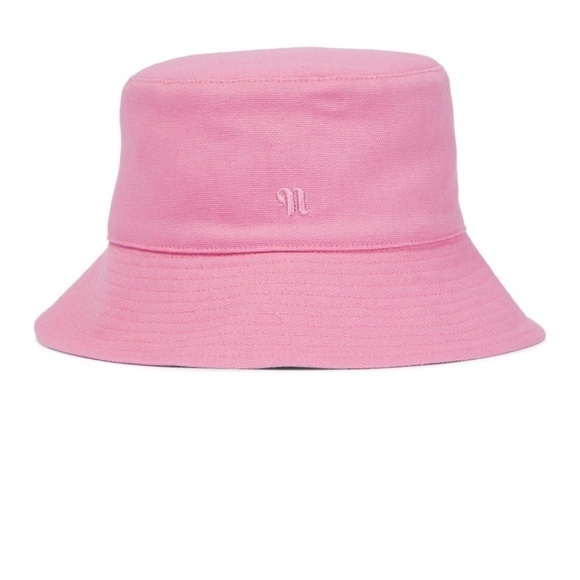 NWT Nanushka Caran cotton canvas bucket hat Washed Pink main image 3